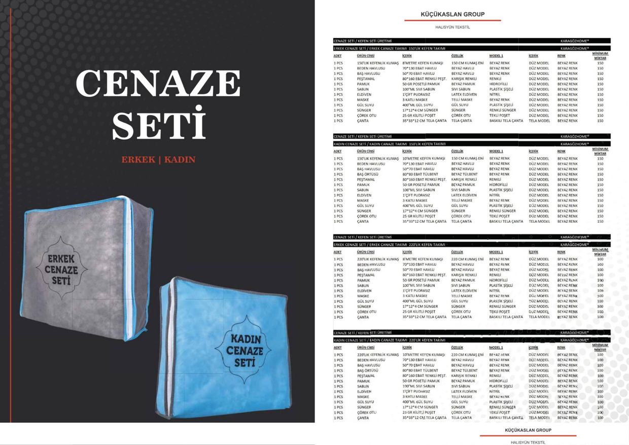 Shroud & Funeral Set Catalogue sayfa 13